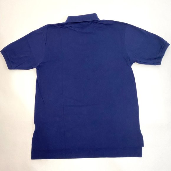 Vintage Cross Creek Cherry Creek Golf Links Cotton Navy Blue Polo Shirt Men's L - Picture 5 of 8
